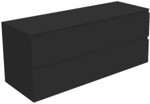 Gliss design | Paris | 120cm | Onderkast | Mat Zwart