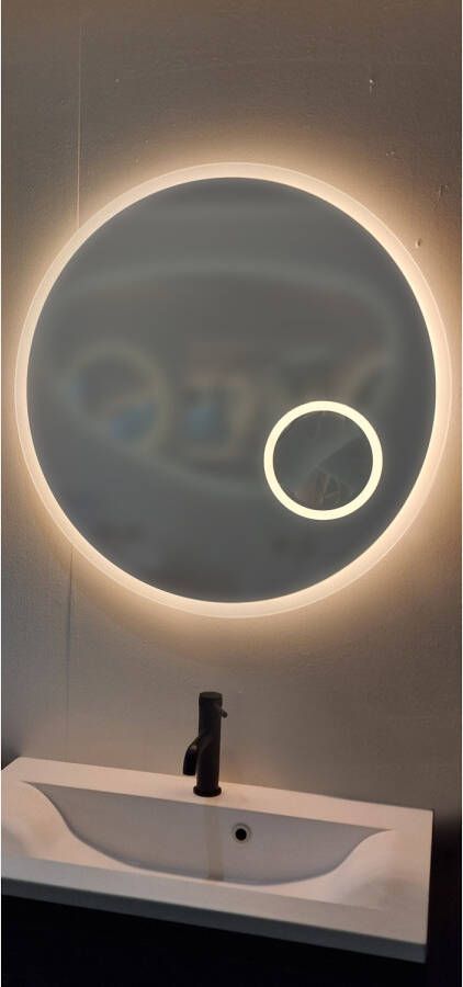 Gliss Design Sol ronde spiegel met LED-verlichting 80cm