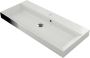 Gliss Design Wastafel Lako 140 cm Zonder Kraangat Mat Wit - Thumbnail 1