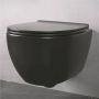 Luca Sanitair Globo 4ALL wandcloset rimless 48x37cm mat zwart GLMDS04.AR - Thumbnail 1