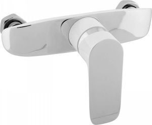 Nemo Go Ivory douchemengkraan eengreeps hartafstand 15 cm keramische schijven inclusief rozetten en Skoppelingen chroom 89304-268B