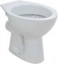 Nemo Go vrijstaande wc pot 47 6x35 7x39 1cm porselein wit muuraansluiting zonder zitting DELTA WC P (FS175235CK0000) - Thumbnail 1