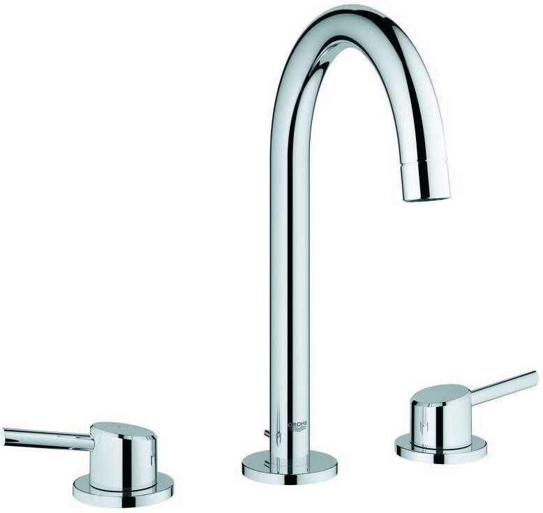 Grohe Concetto driegats wastafelkraan chroom L-Size 20216001