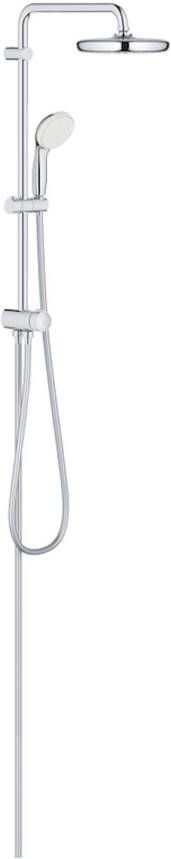 GROHE Tempesta systeem 210 Douchesysteem wand eengreeps omstelinrichting 210mm hoofddouche 390mm arm chroom