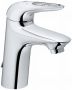 GROHE Eurostyle New Wastafelmengkraan S-size ketting eengreeps 1-gats 163mm hoogte 110mm uitloop vast chroom - Thumbnail 1