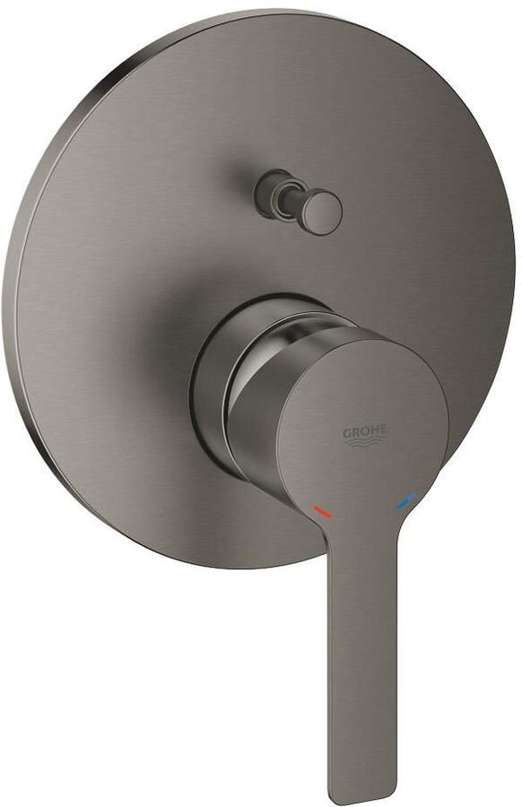 Grohe Lineare New Badkraan inbouw -thermostaat omstel brushed hard graphite 24064AL1