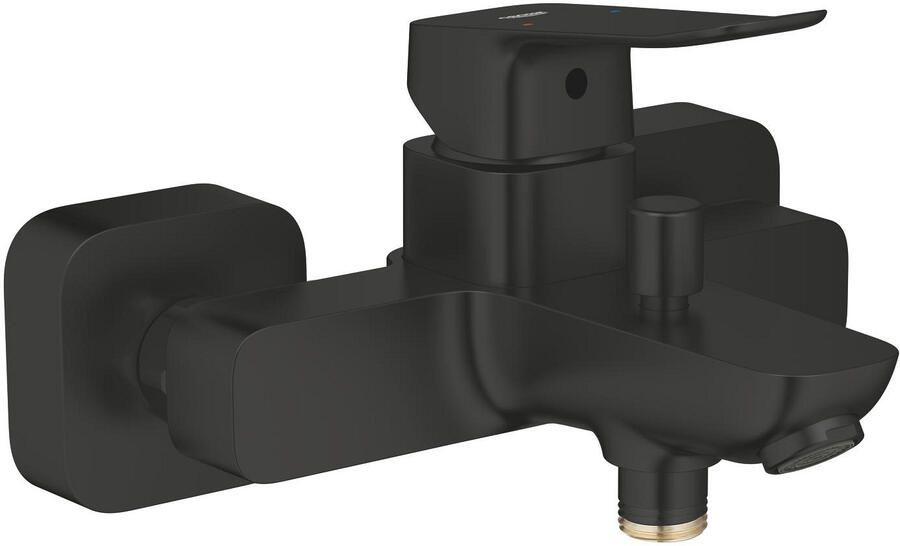 Grohe Dice Badmengkraan opbouw mat zwart 1018722430