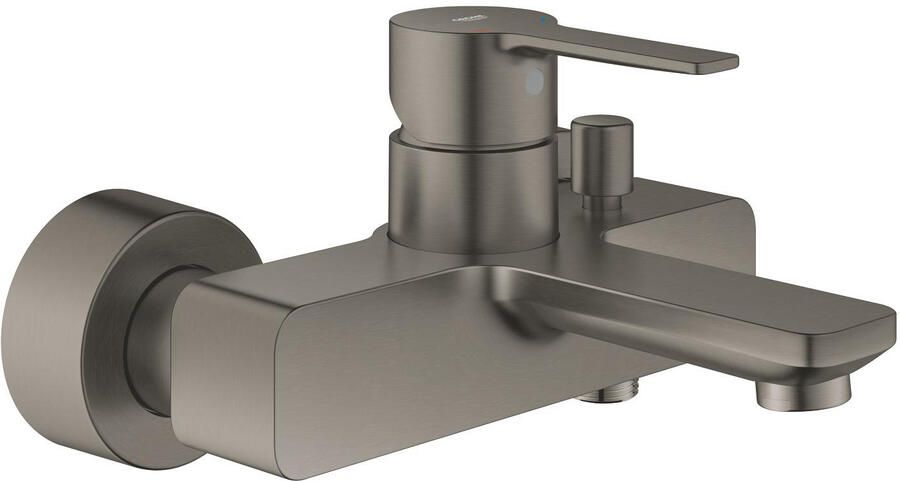 Grohe Lineare New badkraan m. omstel m. koppelingen HOH=15cm brushed hard graphite 33849AL1