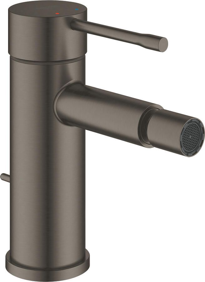Grohe Essence New bidetkraan S-size met waste brushed hard graphite 32935AL1