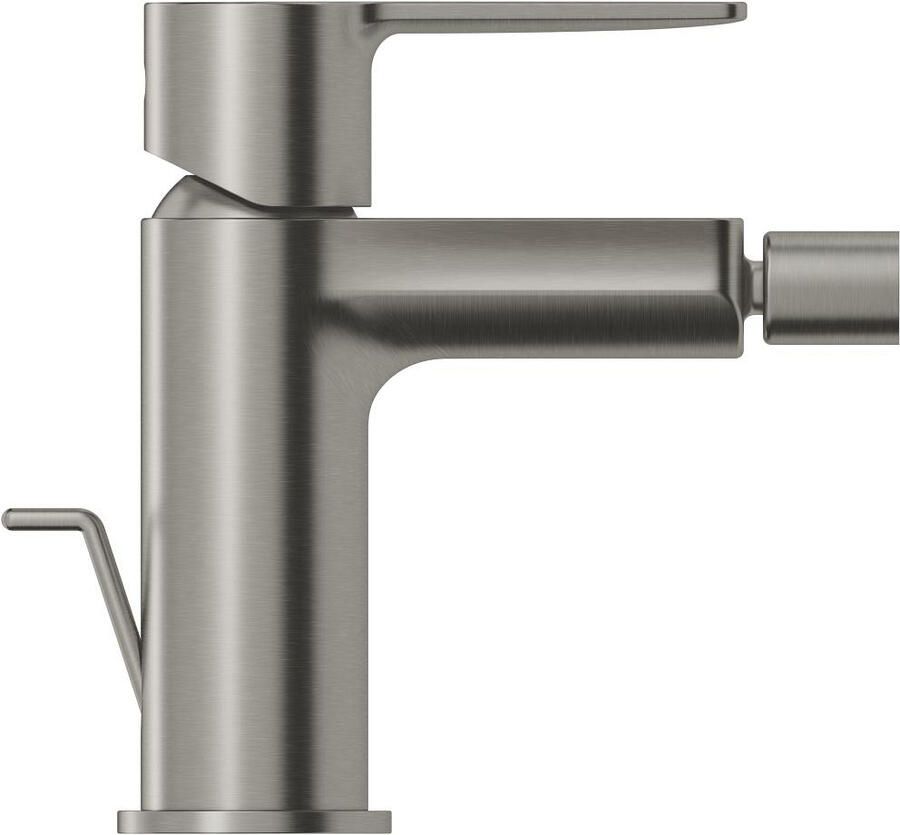 Grohe Lineare New bidetkraan S-size met waste supersteel 33848DC1