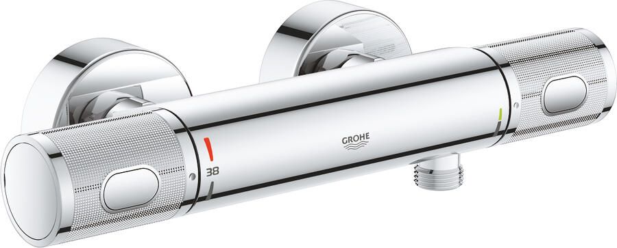 Grohe Douchekraan Thermostatisch QuickFix Precision Feel 120mm M kop Chroom