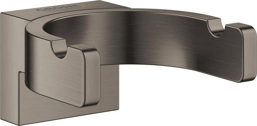 GROHE Selection handdoekhaak met 1 haak hxd 30x58mm kleur hard graphite geborsteld