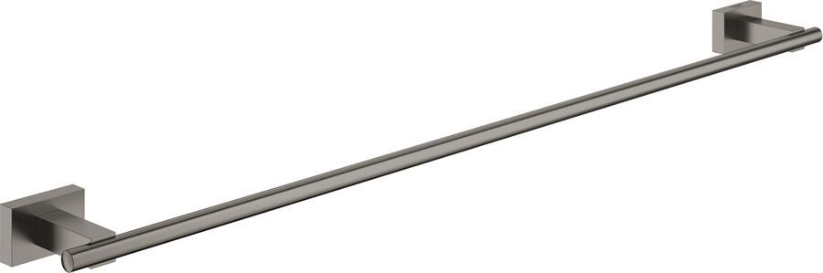 GROHE Essentials Cube Handdoekhouder 600mm metaal hard graphite geborsteld 40509AL1