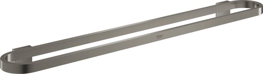 Grohe Selection wand handdoekhouder 60cm tevens voor planchet Hard graphite geborsteld
