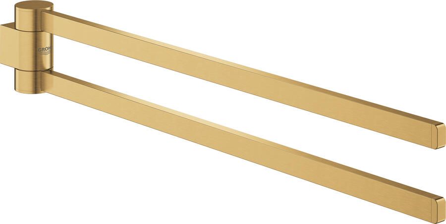GROHE Selection Handdoekhouder dubbel 2x arm 400mm draaibaar metaal cool sunrise geborsteld