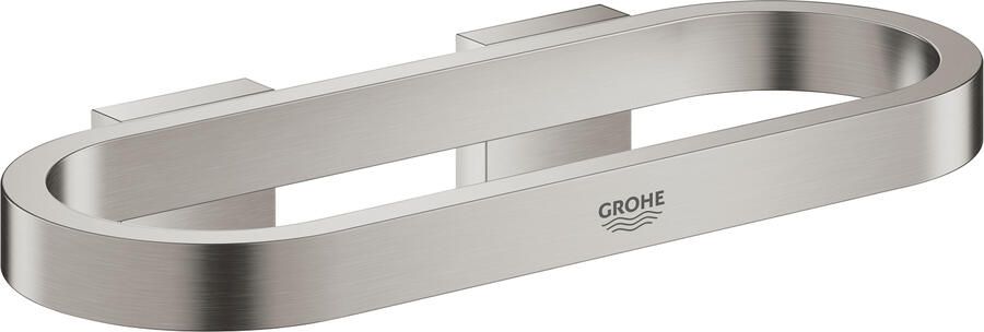 GROHE Selection Handdoekring 200mm metaal supersteel (voor zeepschaal (41 036) en douchetray (41 037))
