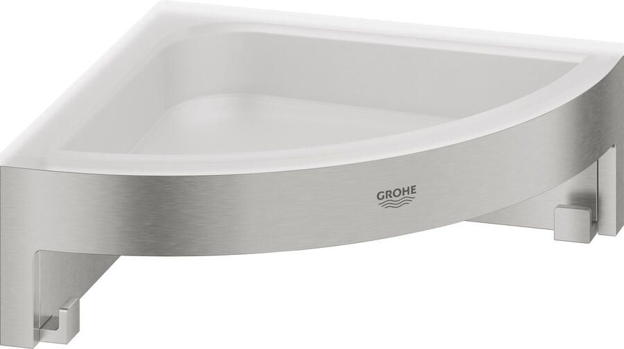 Grohe QuickFix Start Cube doucherek hoekmontage 16x16x6cm supersteel