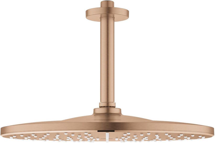 Grohe Rainshower 310 Hoofddouche plafond 14.2cm 1 straalsoort warm sunset geborsteld 26560DL0