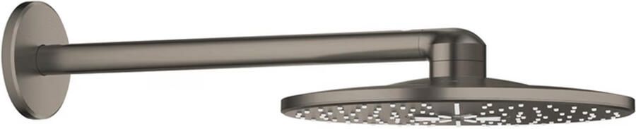 Grohe Rainshower SmartActive 310 Hoofddouche 31cm 2 straalsoorten wandarm 43cm geborsteld hard graphite 26475al0
