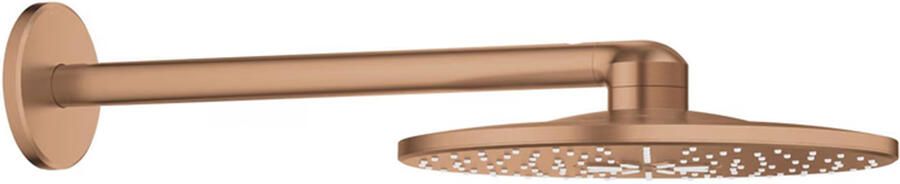 GROHE Rainshower SmartActive Hoofddoucheset Duo rond 310mm douchekop 2x straalsoort 430mm arm cool sunrise geborsteld