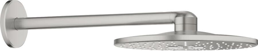 GROHE Rainshower SmartActive Hoofddoucheset Duo rond 310mm douchekop 2x straalsoort 430mm arm supersteel