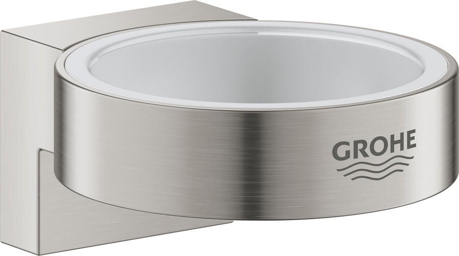 GROHE Selection Wandhouder 56mm supersteel(voor Selection zeepdispenser(41 028)of Selection glas(41 029 000))