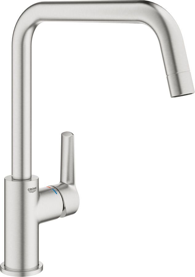 Grohe Start Keukenkraan hoog draaibare uitloop supersteel 30470DC0