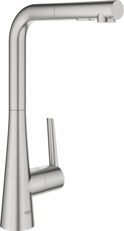 Grohe Zedra Keukenmengkraan Dual Spray 16 1x23 5x38 cm Supersteel