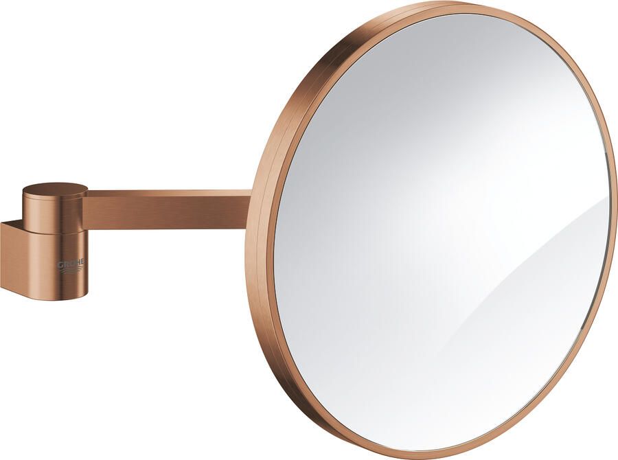 Grohe Selection make-up scheerspiegel 7x vergrotend Warm sunset geborsteld
