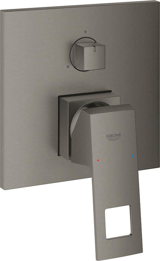 Grohe Eurocube Douchekraan Inbouw 2 knoppen mengkraan brushed hard graphite 24094AL0