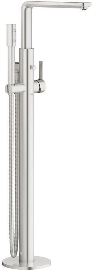 Grohe Lineare New afbouwdeel voor vrijstaande badkraan vloermontage met omstel m. sena handdouche en doucheslang 125cm supersteel 23792DC1