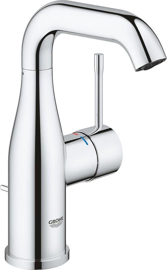Grohe Wastafelmengkraan Essence New M-Size Met Waste Chroom