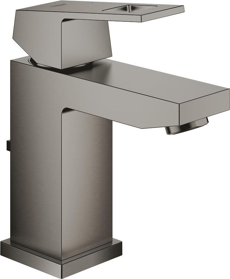 Grohe Wastafelmengkraan Eurocube S-Size M Waste 28 Mm Hard Graphite Geborsteld