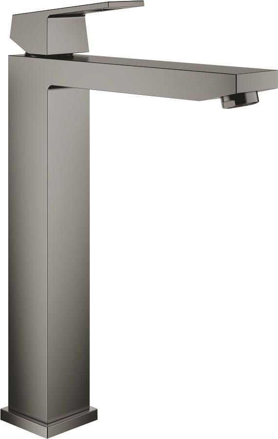 Grohe Eurocube waterbesparende wastafelkraan xl-size m. gladde body brushed hard graphite 23406AL0