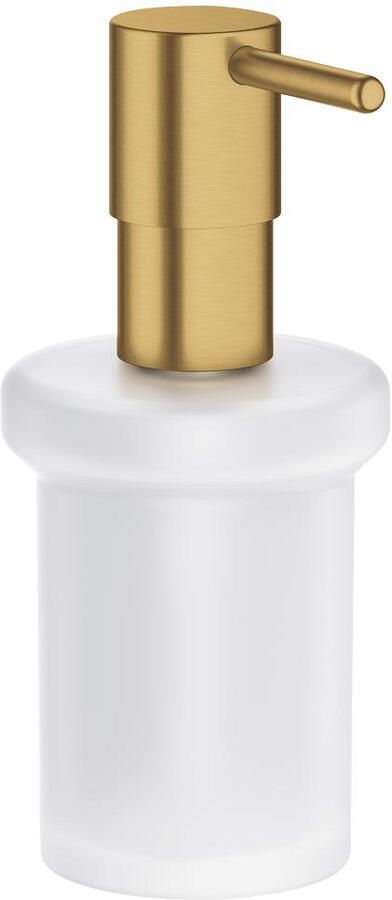GROHE Essentials zeepdispenser 160ml vulhoeveelheid metaal glas cool sunrise geborsteld 40394GN1