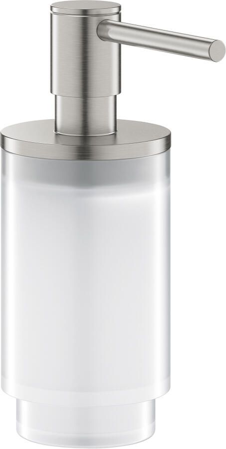 GROHE Selection Zeepdispenser 120ml vulhoeveelheid glas metaal supersteel(past in houder 41 027 )