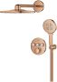 Grohe Smartcontrol Thermostatisch Inbouw Douchekraan Shower-Set Rond Warm Sunrise Geborsteld - Thumbnail 1