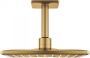 Grohe Rainshower SmartActive 310 Cube Hoofddouche 31x31cm 2 straalsoorten plafondarm 14.2cm geborsteld hard graphite 26481al0 - Thumbnail 1