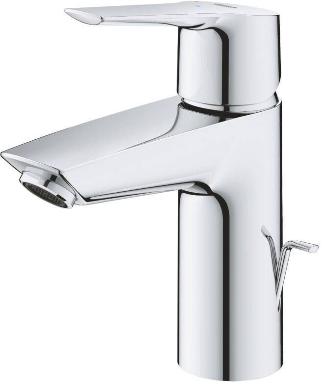 GROHE QuickFix Start waterbesparende wastafelkraan M-size met trekwaste chroom