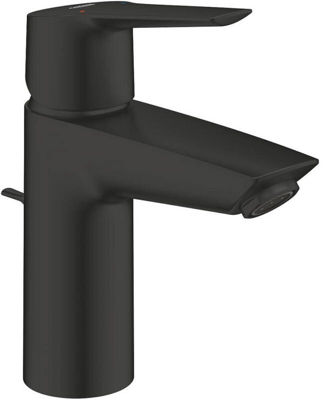 GROHE Eéngreeps wastafelmengkraan Start 242092432 Mat zwart Maat S Waterbesparend Uittrekbaar en afvoer