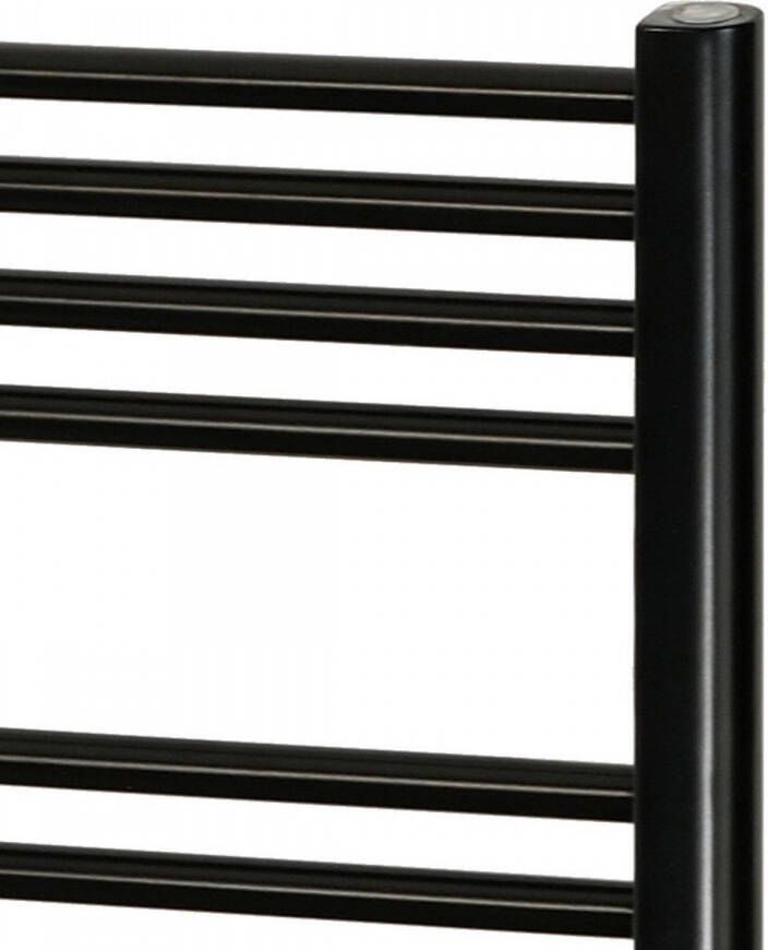 Haceka Designradiator Gobi Adoria 59x162 4 cm Zwart 6-Punts Aansluiting (829 Watt)