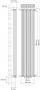 Haceka Designradiator Mojave Adoria 46x184 cm Antraciet 6-Punts Aansluiting (1652 Watt) - Thumbnail 1