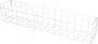 Duraline Hangmand Metaal 40x12x10cm Wit 1204506 - Thumbnail 1
