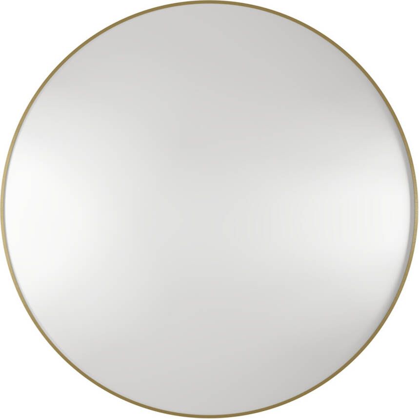 Haceka Deco spiegel 80x80cm rond geborsteld goud 2015965