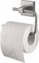 Haceka Mezzo toiletrolhouder zonder klep 14 2x5x10 7cm RVS-look - Thumbnail 1