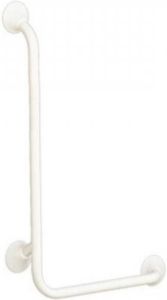 Handicare Hoekwandbeugel Linido Aangepast Sanitair 90° 100x50 cm Rechts Wit