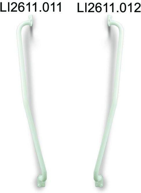 Handicare Linido trapspilbeugel a 51x51cm RVS gecoat wit LI2611.0114-02