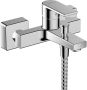 Hansgrohe Vernis Shape ééngreeps badmengkraan opbouw badmengkraan met 2 flow rates chroom - Thumbnail 1