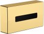 Hansgrohe Addstoris tissuebox voor makeup doekjes polished gold optic 41774990 - Thumbnail 1