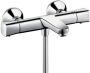 HANS GROHE Hansgrohe Ecostat Universal Badthermostaatkraan opbouw tweegreeps met omstelinrichting 194mm uitloop met S-koppelingen chroom - Thumbnail 1